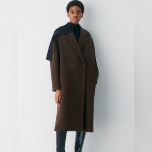 OLIVE GREEN ARITZIA SLOUCH COAT